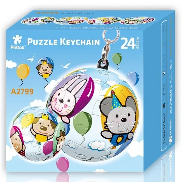 Keychain 3D Puzzle - Balloons