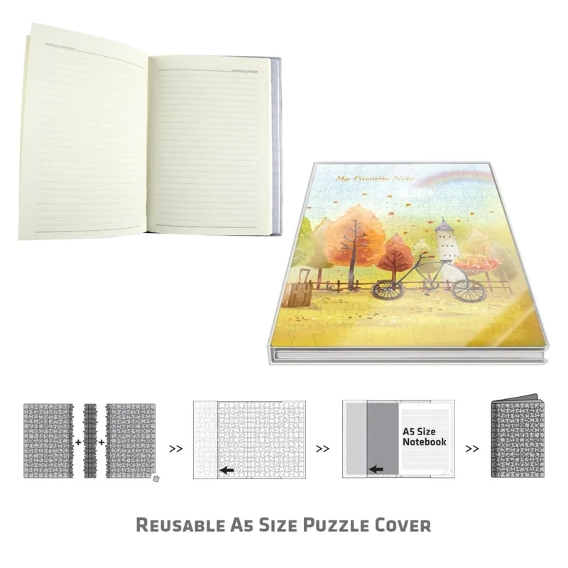 Puzzle Cover - Colorful Autumn