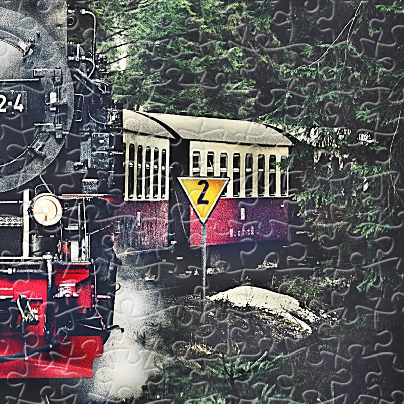 Plastic Puzzle - The Steam Train, Switzerland