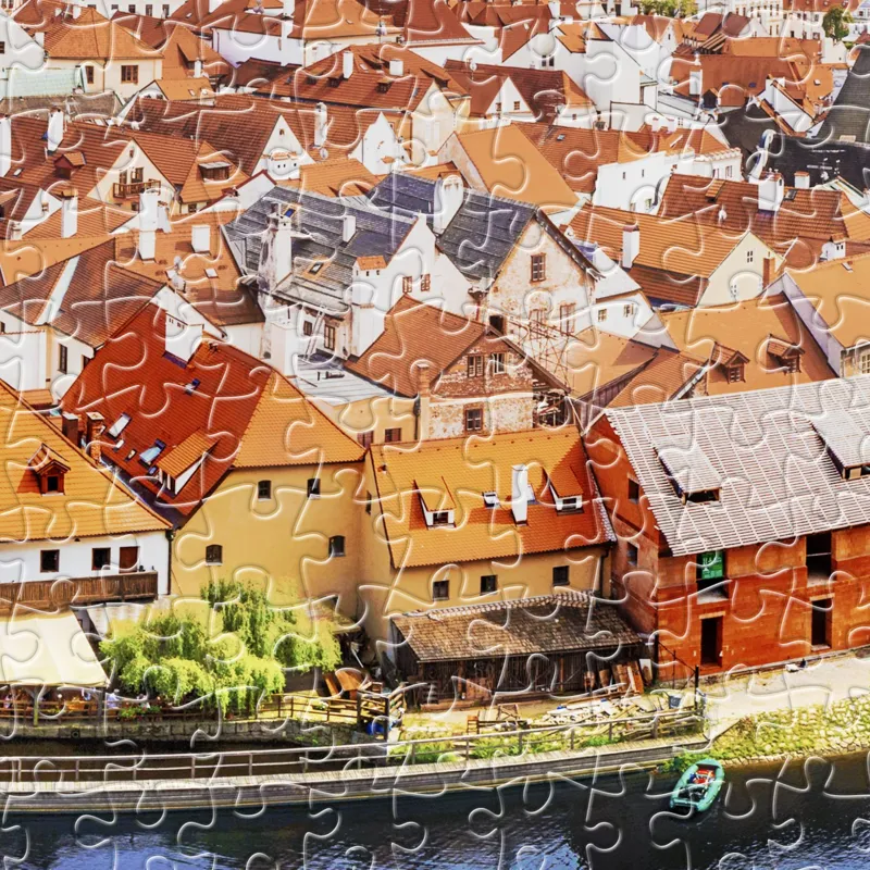 Plastic Puzzle - Cesky Krumlov, Czech Republic