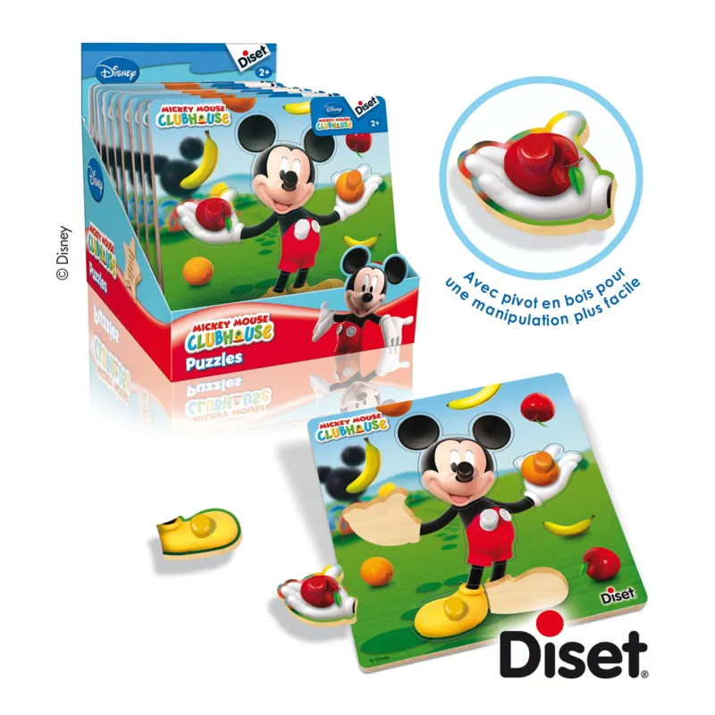 Wooden flush-Mickey juggler