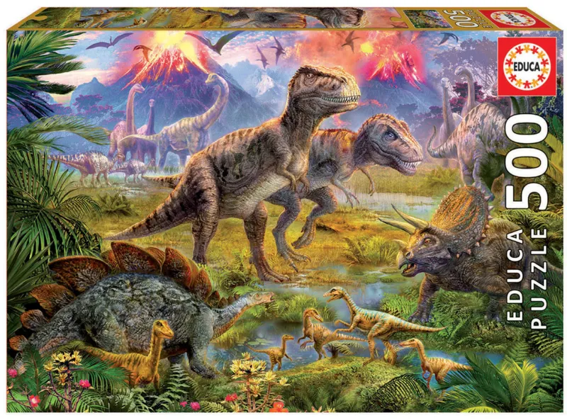 Meeting of dinosaurs
