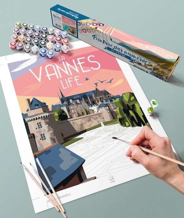 Paint by Numbers - Ramparts of Vannes