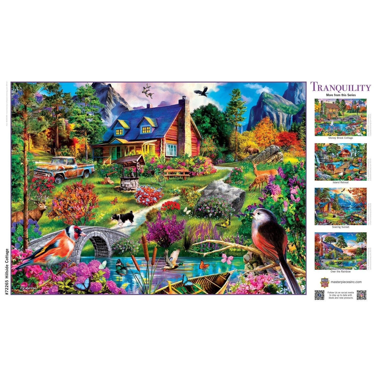 Tranquility - Hillside Retreat - Master Pieces - 1000 pieces | j…