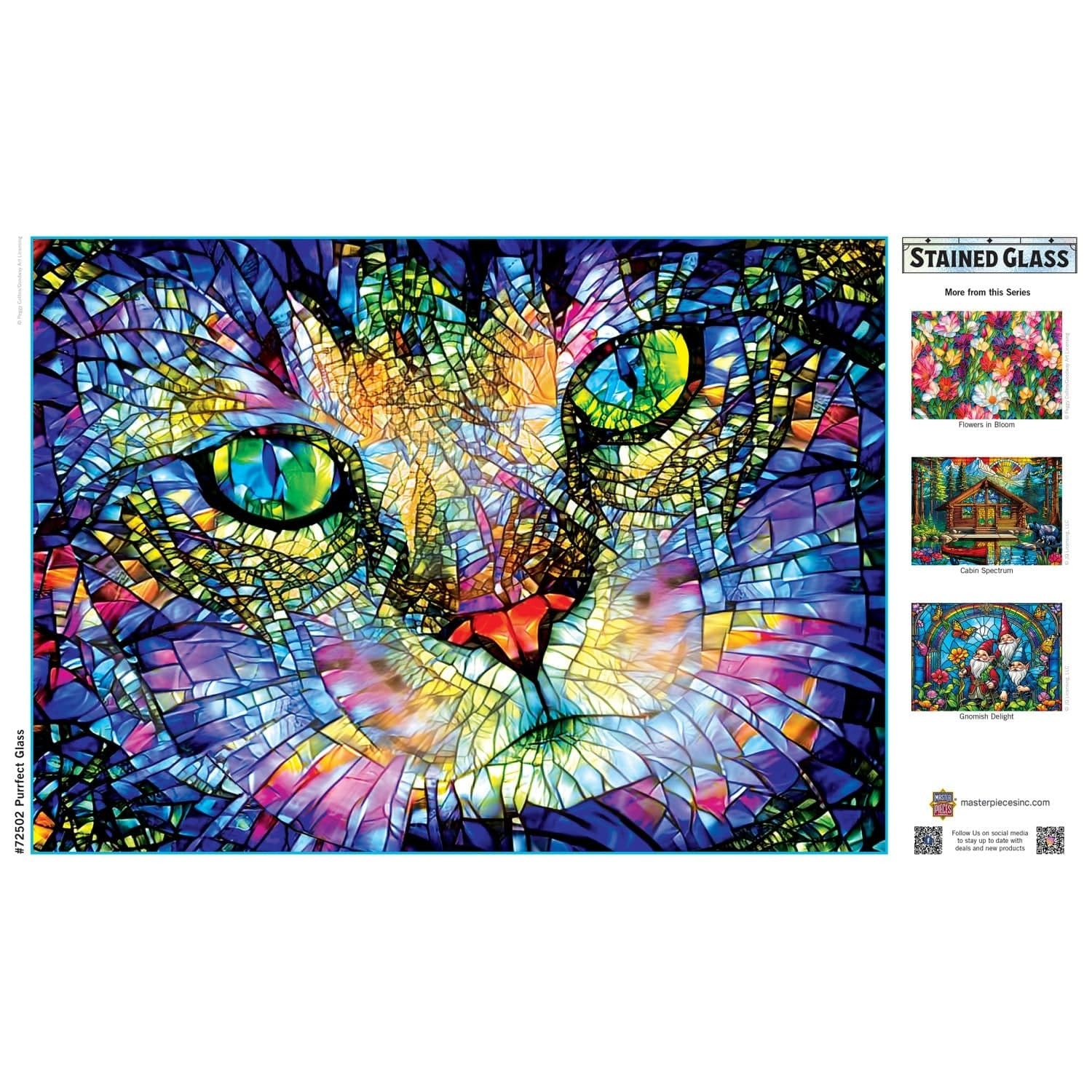 Stained Glass - Purrfect Glass - Master Pieces - 1000 pieces | j…