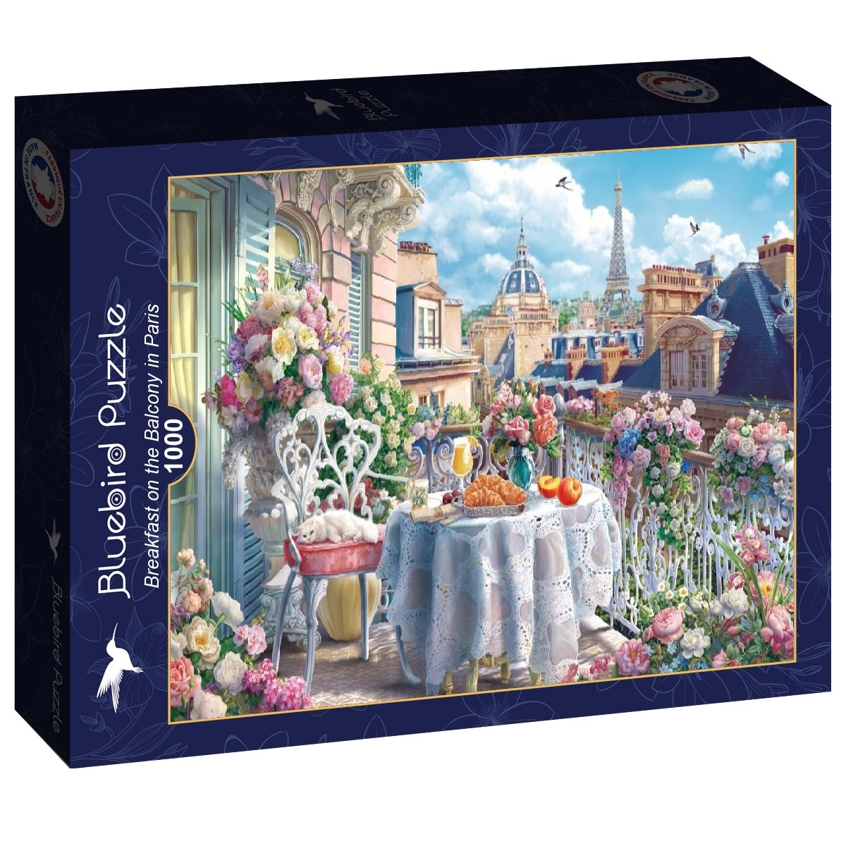 Breakfast on the Balcony in Paris - Bluebird Puzzle - 1000 piece…