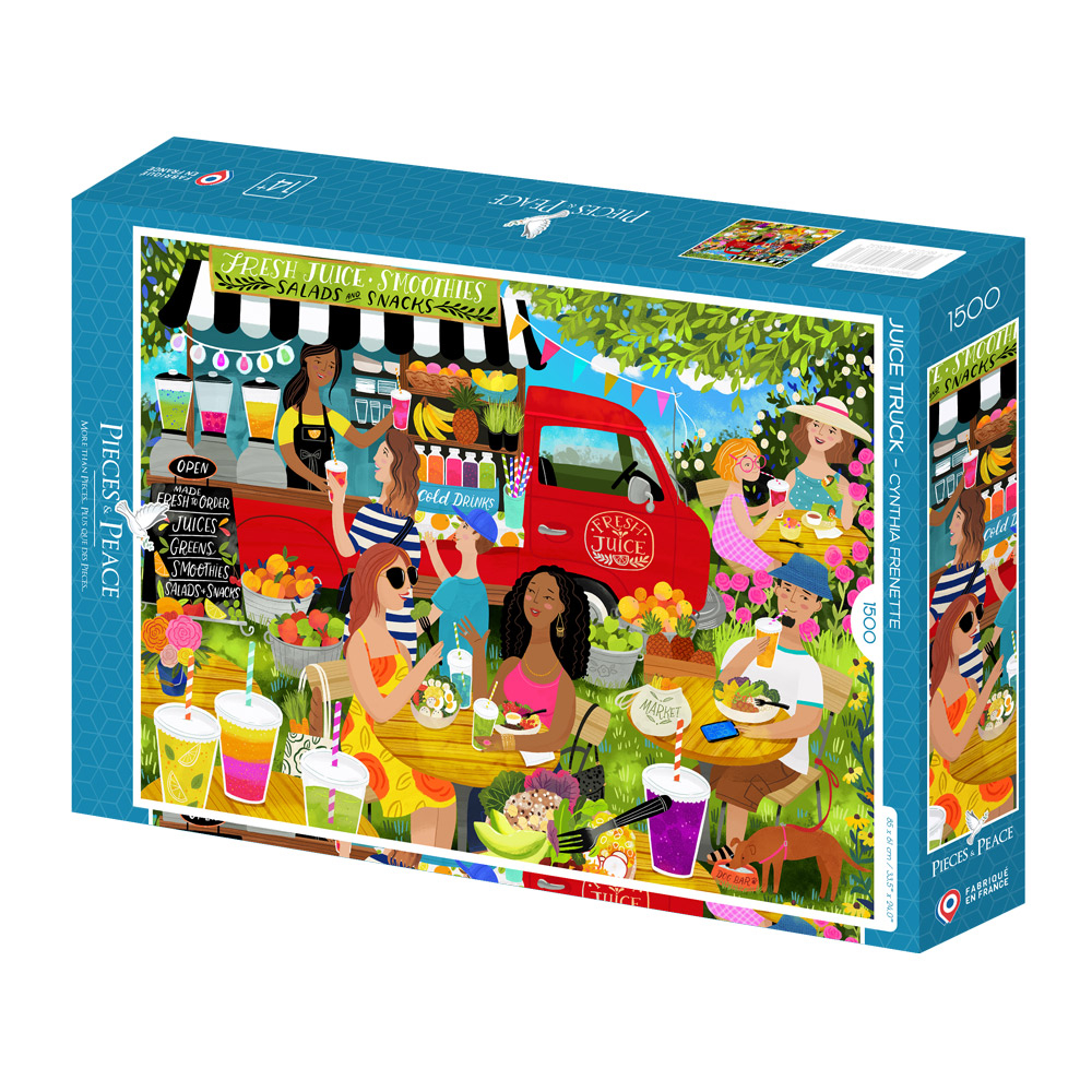 F00290 Pieces & Peace - Jigsaw puzzle Juice Truck - 1500 pieces - Pieces-Peace ...
