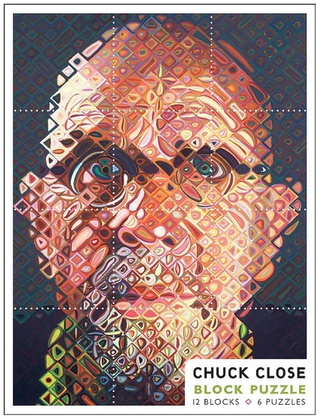 Chuck Close - 12 cubes for six self-portraits