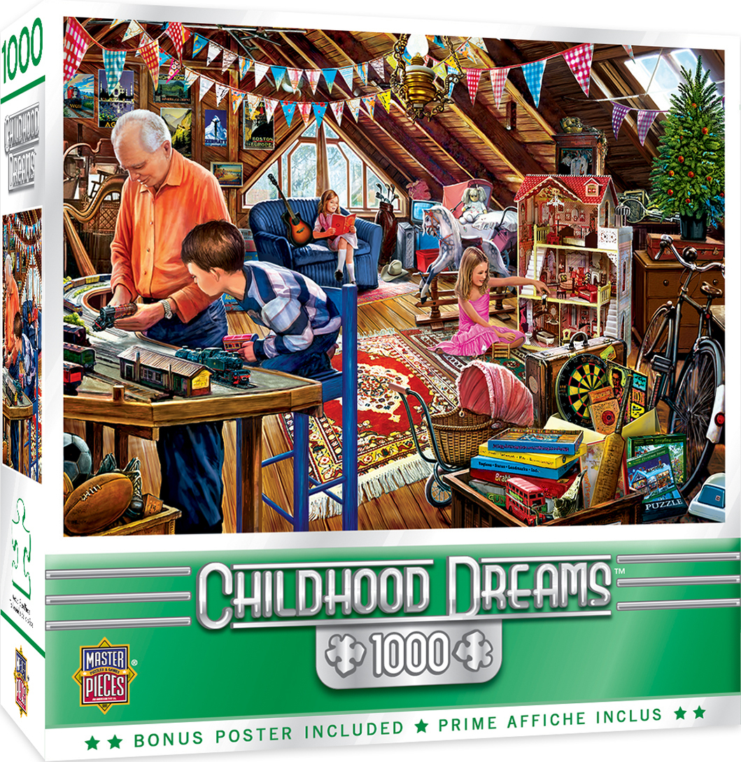 Master Pieces - Jigsaw puzzle Playtime in the Attic - 1000 pieces ...