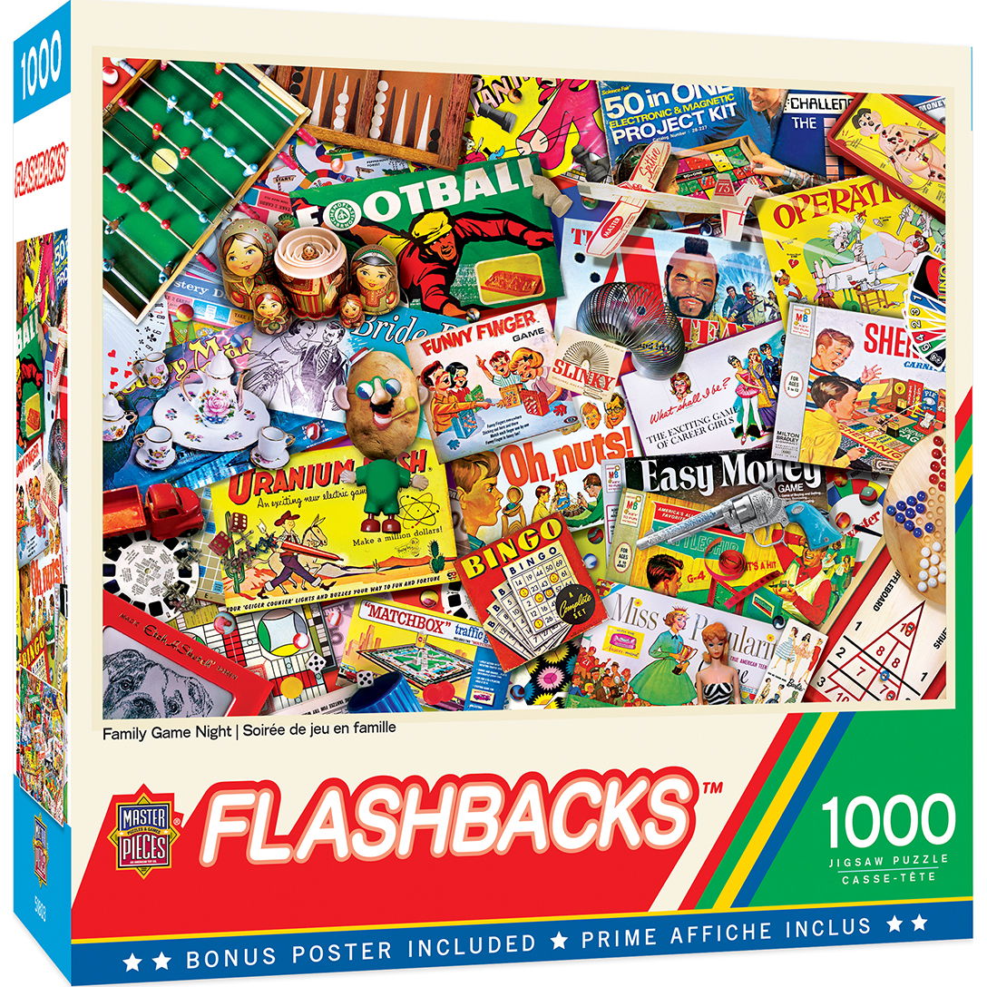 Master Pieces - Jigsaw puzzle Family Game Night - 1000 pieces - Master ...