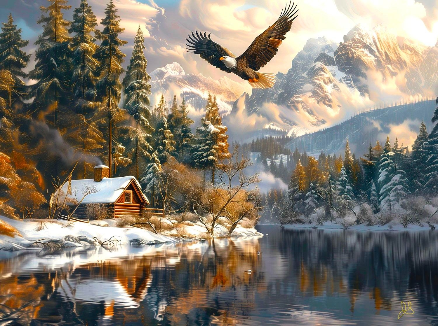 Winter Eagle Flight
