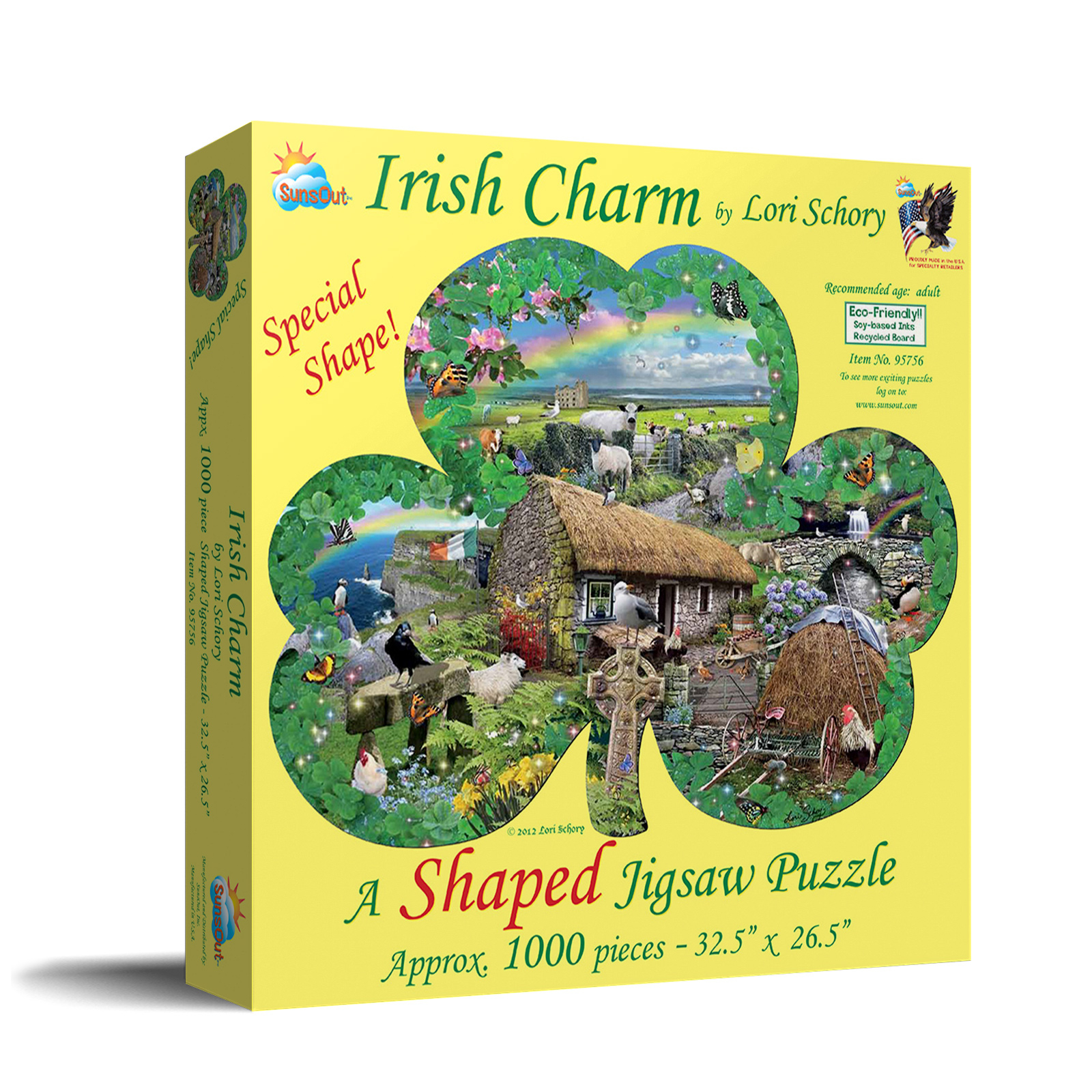 SUNSOUT Lamb Shop Puzzle – 1000 Teile Von Lori Schory – Fertige Größe 80 X 67 Cm
