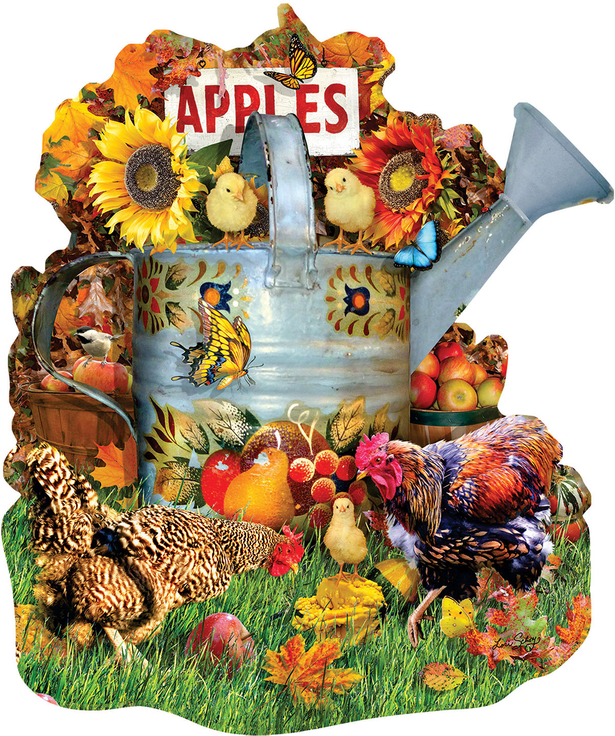 Fall Watering Can - Shaped