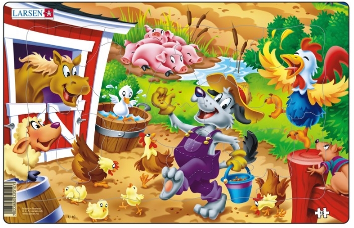 Frame Jigsaw Puzzle - Barnyard