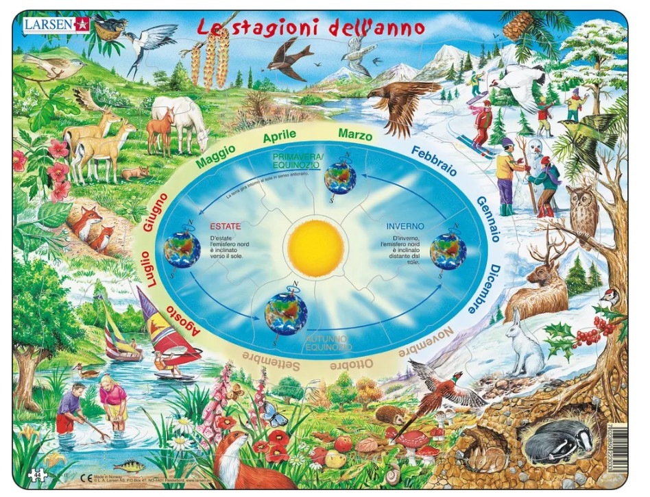 Frame Jigsaw Puzzle - Le stagioni dell'anno (in Italian)