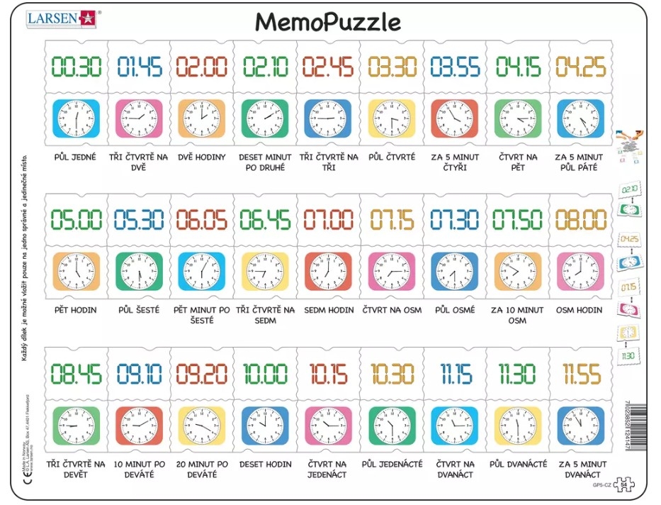 Frame Puzzle - MemoPuzzle (in Czech)