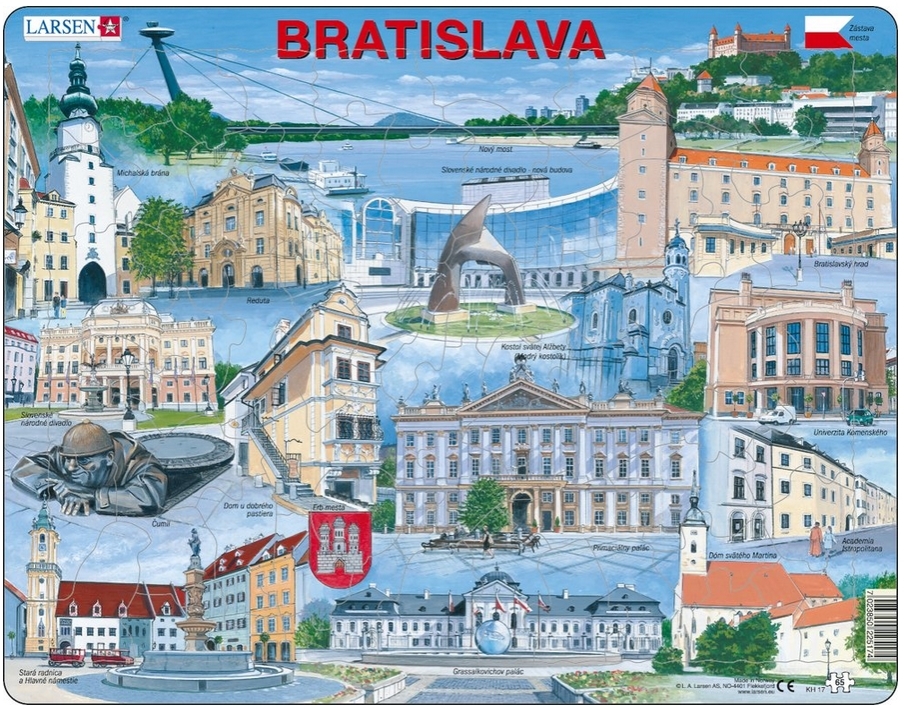 Frame Puzzle - Bratislava Souvenir