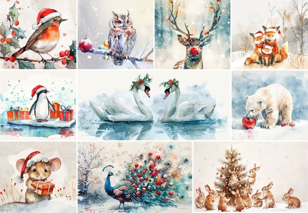 Animals at Christmas