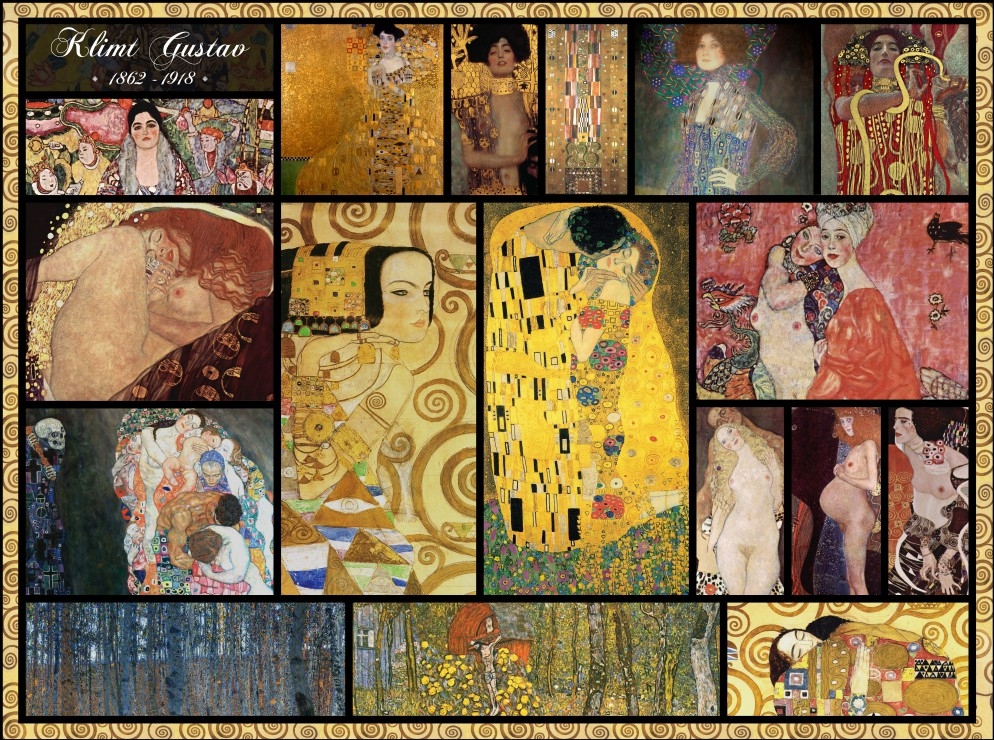 Collage - Gustav Klimt