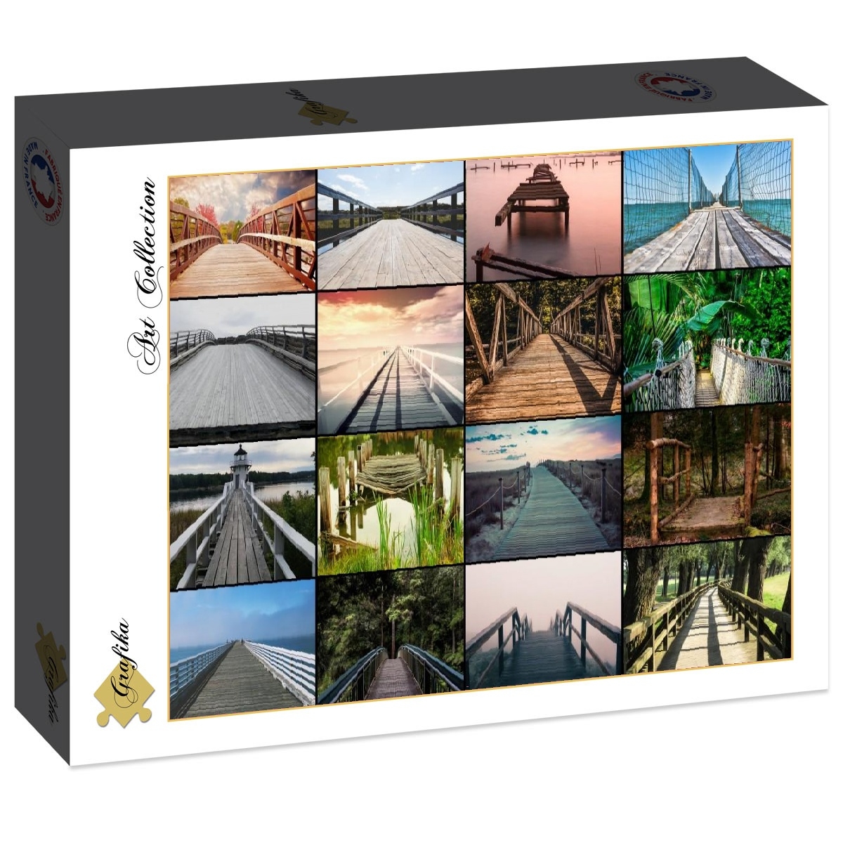 Collage - Bridges - Grafika - 2000 pieces | jigsawpuzzle.co.uk