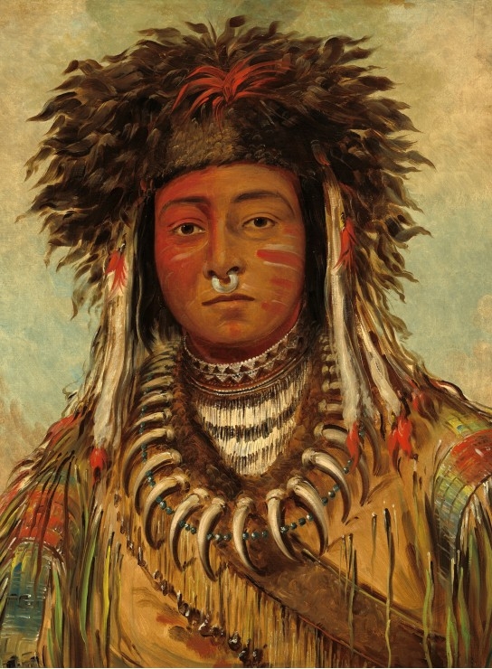 George Catlin: Boy Chief - Ojibbeway, 1843