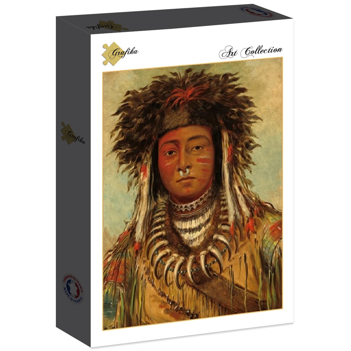 George Catlin: Boy Chief - Ojibbeway, 1843 - Grafika - 2000 piec…