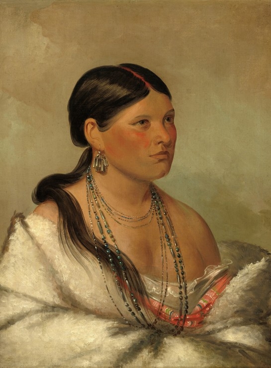 George Catlin: The Female Eagle - Shawano, 1830