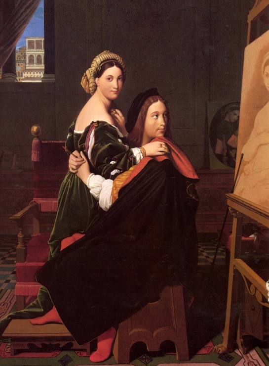 Jean-Auguste-Dominique Ingres: Raphaël and the Fornarina, 181