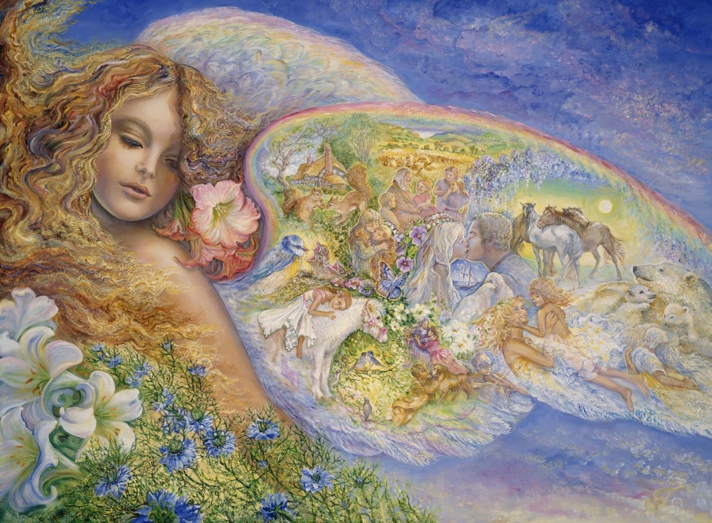 Josephine Wall - Wings of Love
