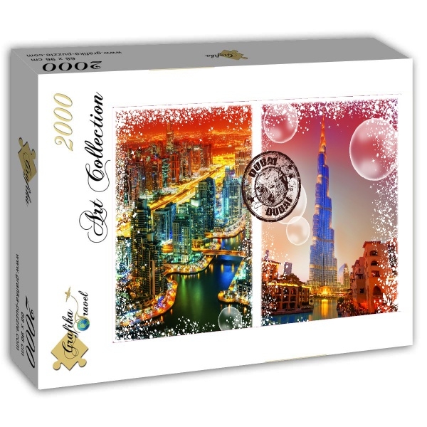 Travel around the World - Dubai - Grafika - 2000 pieces | jigsaw…