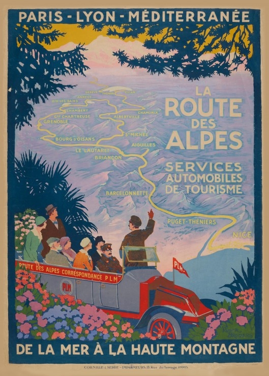 Roger Broders -  La Route des Alpes, 1920
