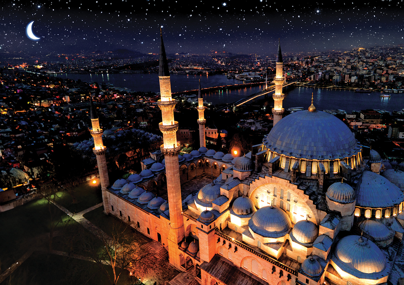 Puzzle Neon - Blue Mosque