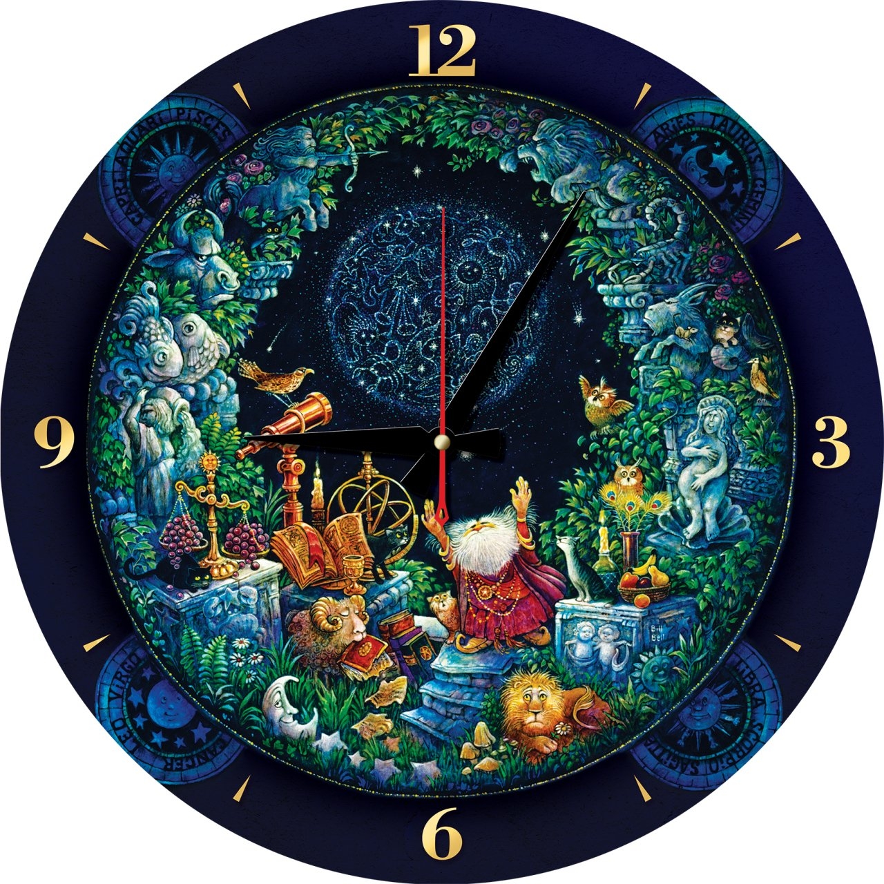 Puzzle Clock - Astrology