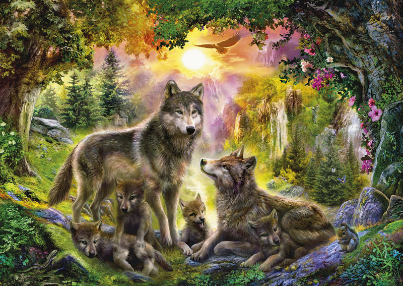 Puzzle Wolves - 1500 pièces - Step-Puzzle-83046