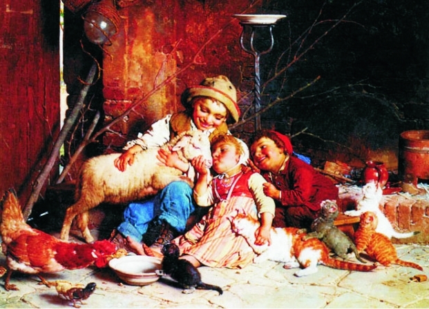 Gaetano Chierici: Farmyard Rascals