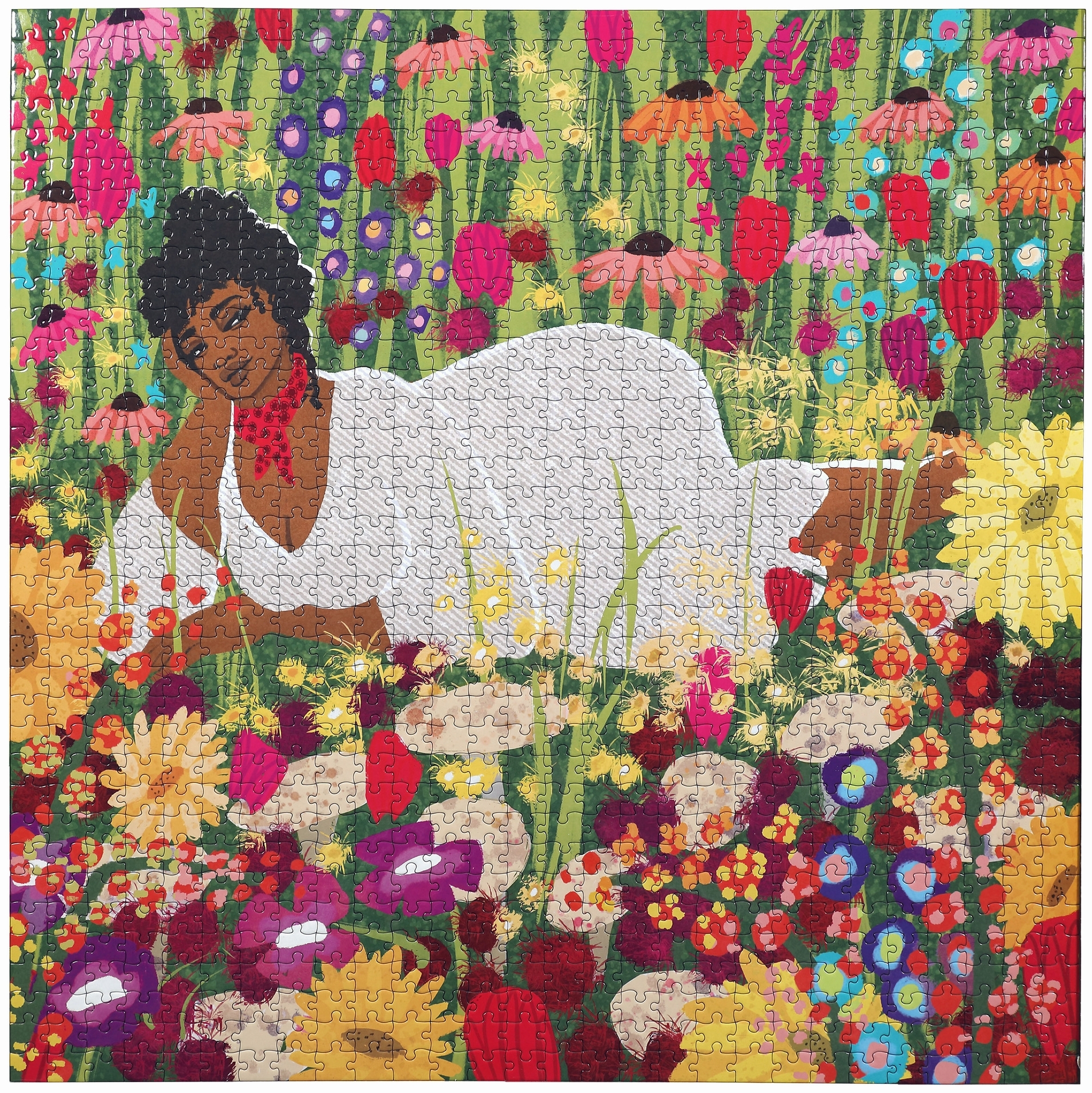 WOMAN IN FLOWERS