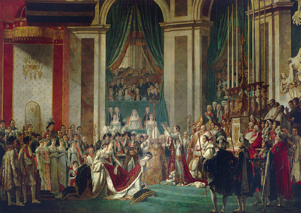 Jacques-Louis David - The Coronation of the Emperor and Empress, 1805-1807