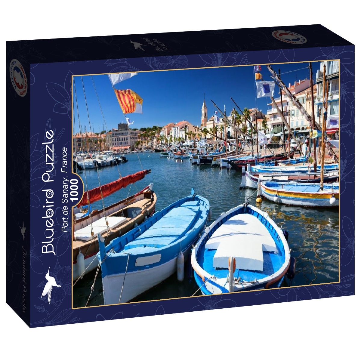Bluebird Puzzle - Jigsaw puzzle Port de Sanary, France - 1000 pieces ...