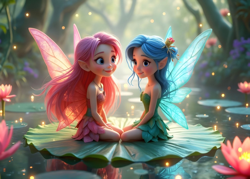 The Fairies of the Magic Water Lily