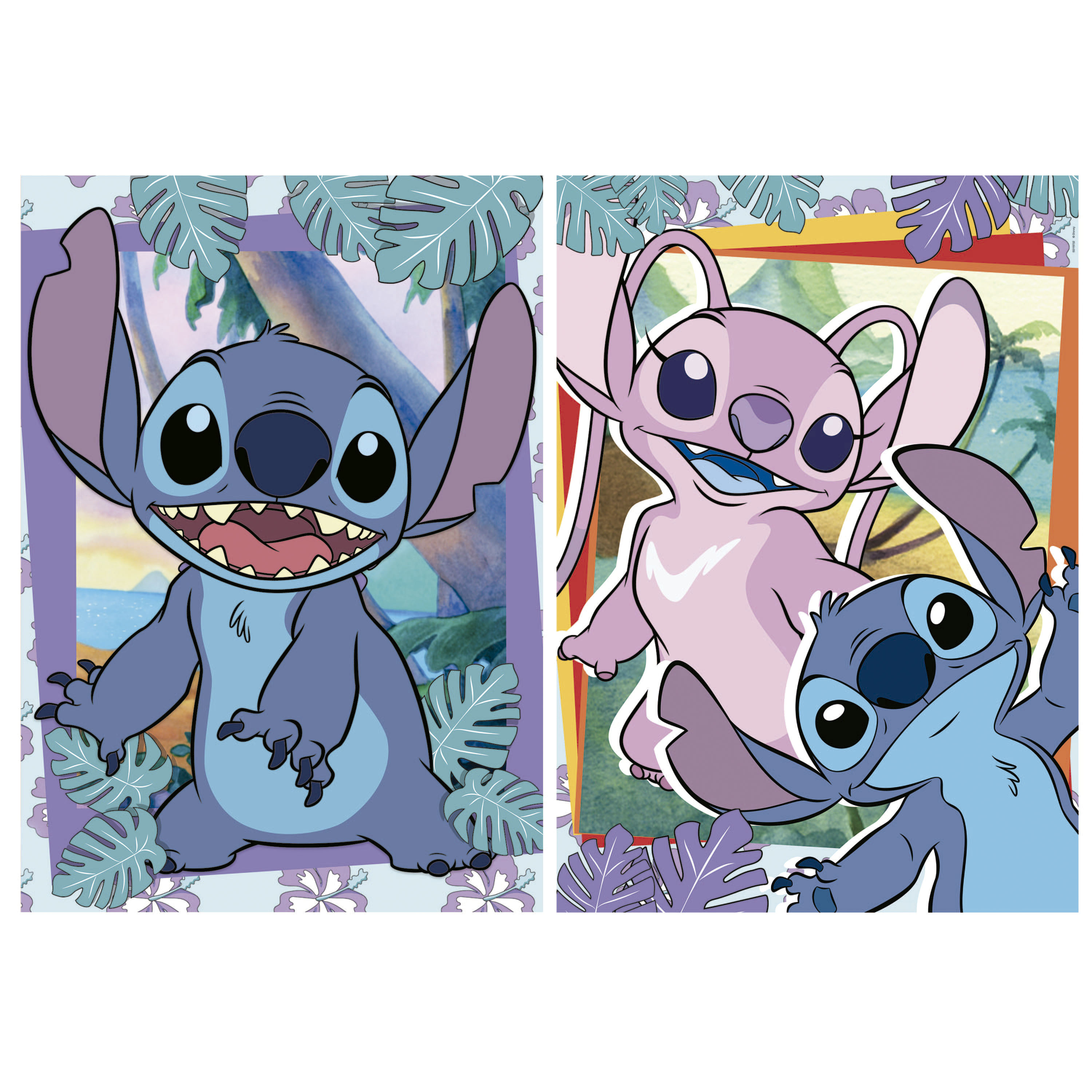 2 Puzzles - Stitch Disney