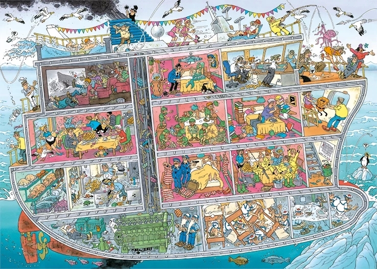 Jan Van Haasteren - Cruise Ship