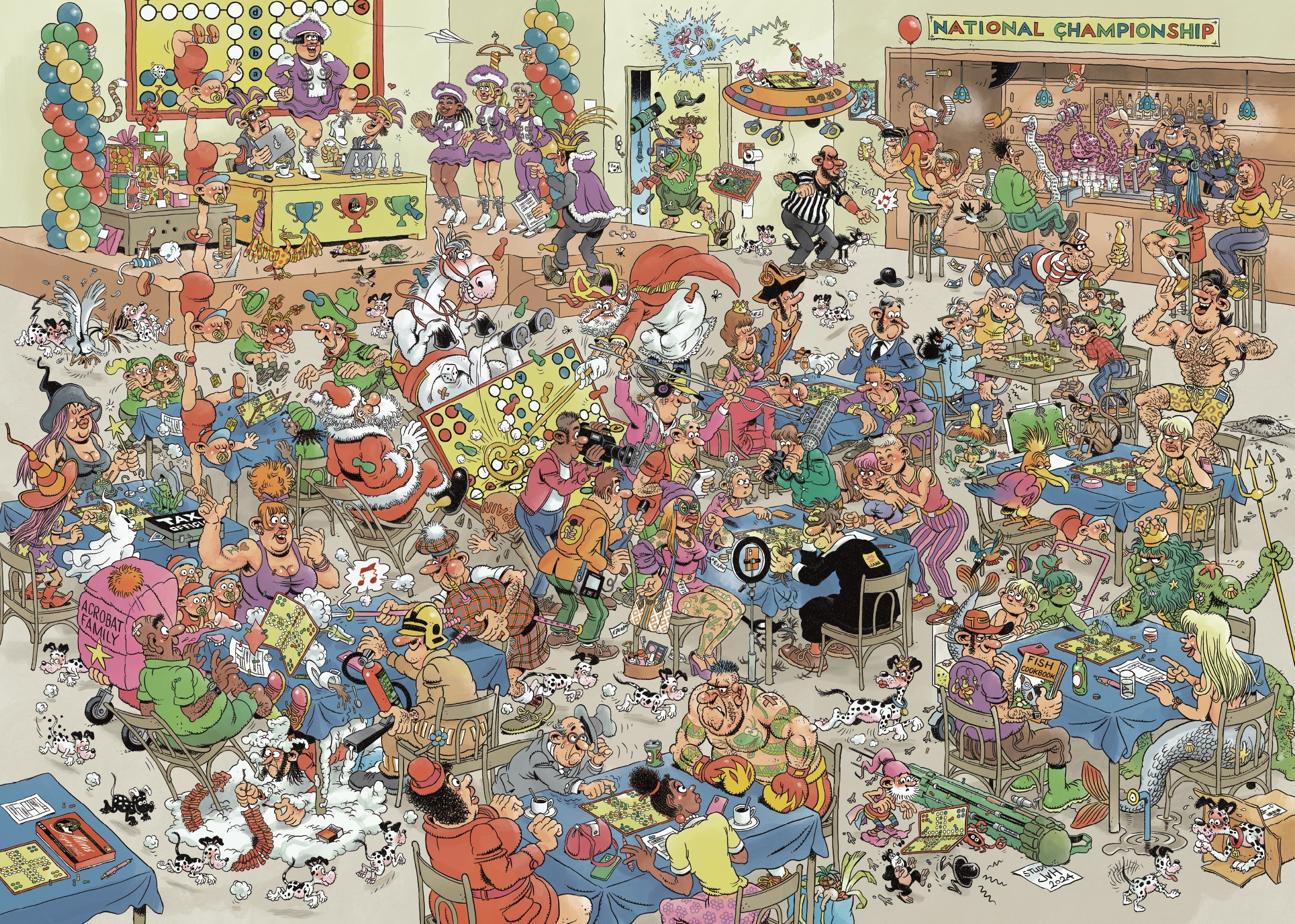 Jan van Haasteren - Ludo Battle (1000 pieces)