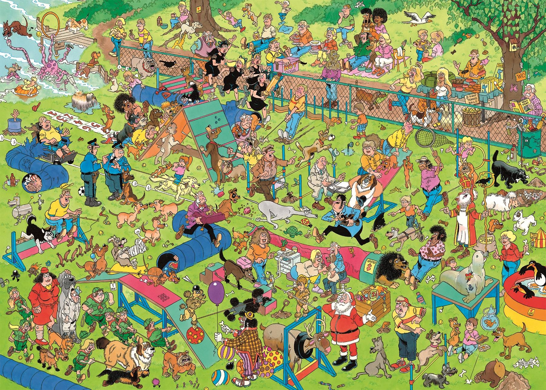 Jan van Haasteren - Dog Parkour