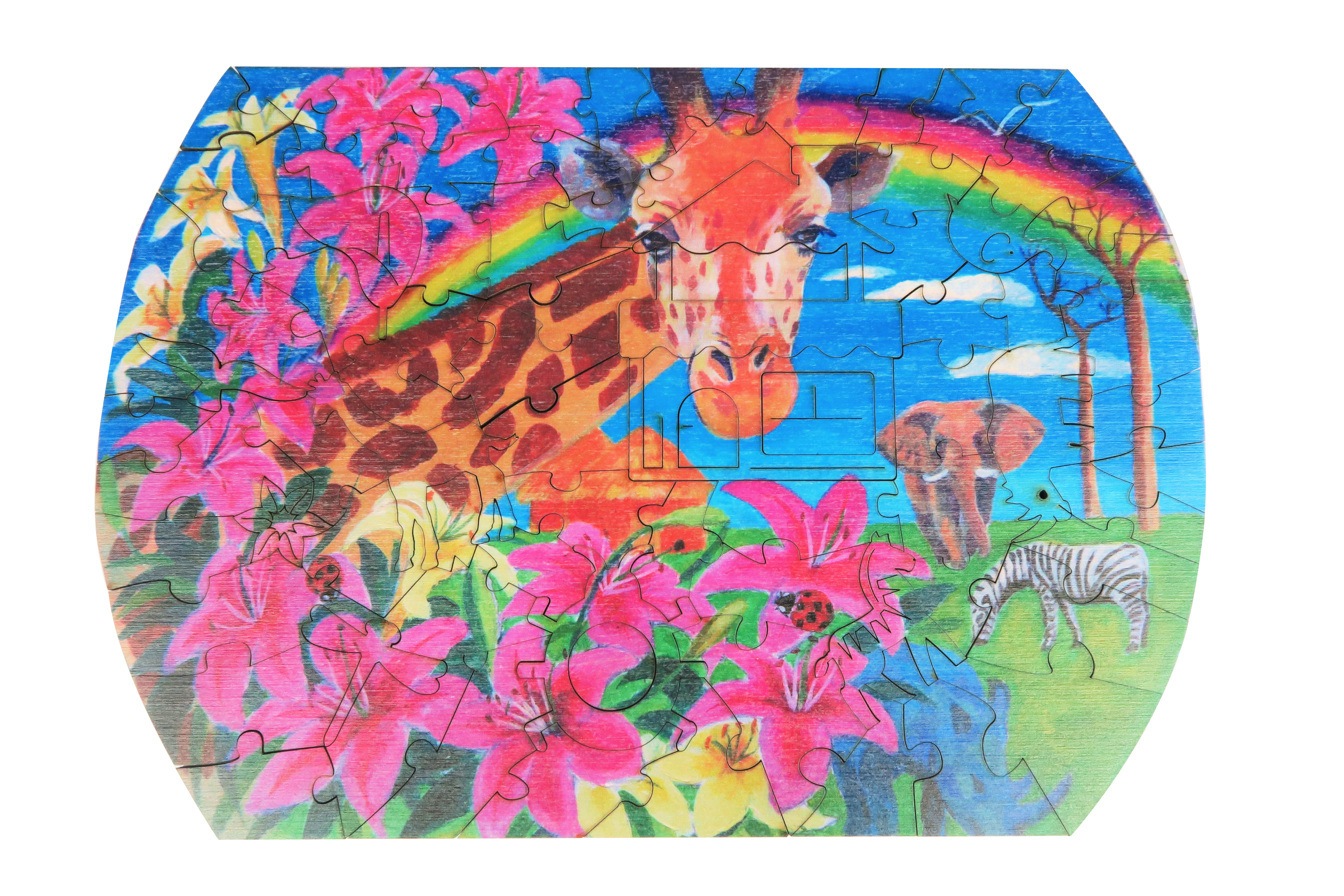 Wooden Puzzle - A Beautiful Shelter