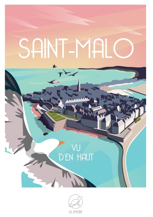 SAINT-MALO vu d'en haut