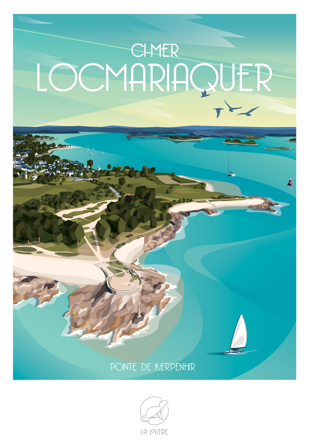 Locmariaquer by the sea
