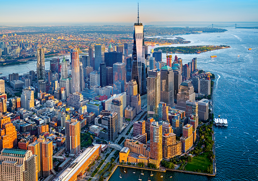 Sunset over Manhattan