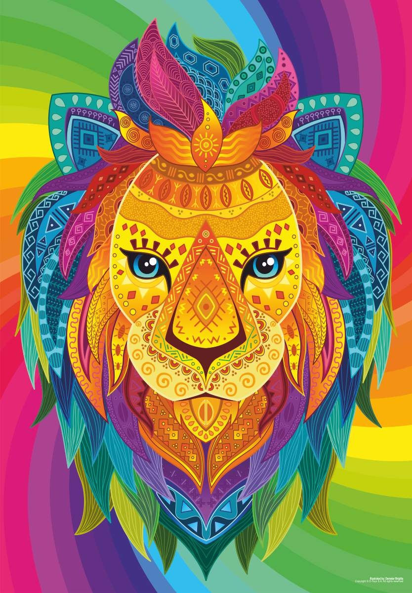 Abstract Lion