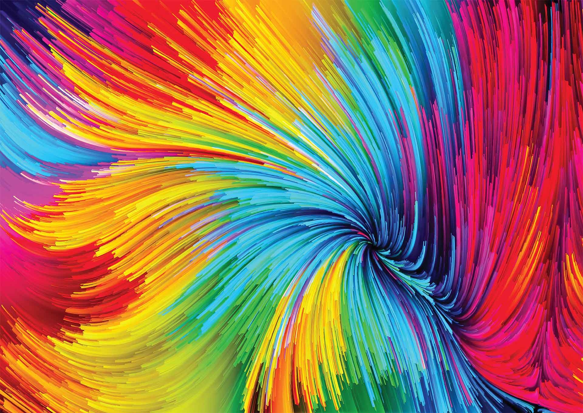 Colorful Paint Swirl