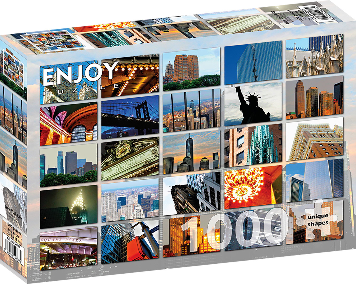 Enjoy Puzzle - Jigsaw puzzle New York City - 1000 pieces - Enjoy-Puzzle ...